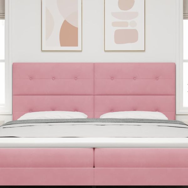 LED глава С LED лентисти светлини Розово 200 cm Полиестер