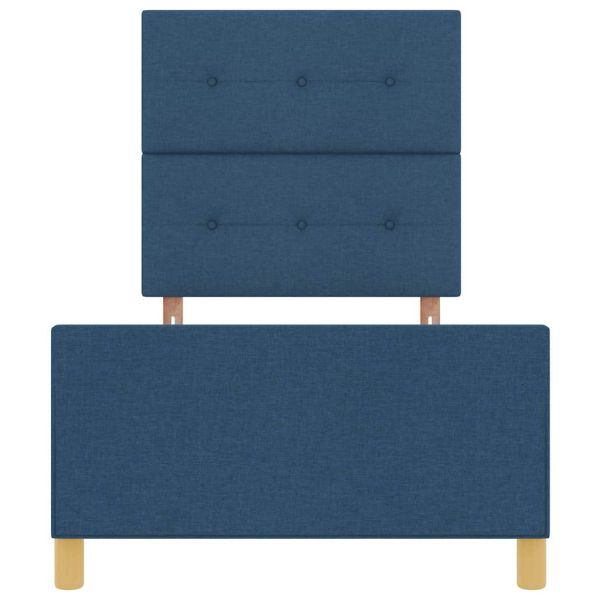 Рамка за легло с таблото Синьо 100 x 200 cm текстил