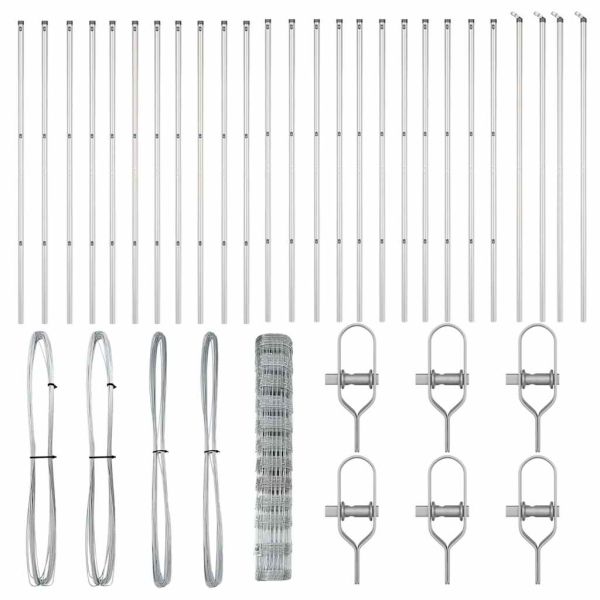 Стълб за ограда. Галванизирана 50 x 1,2 m Стомана
