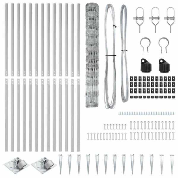 Стълб за ограда. Галванизирана 50 x 1,2 m Стомана