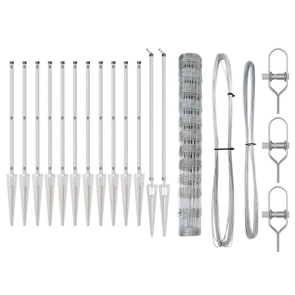 Стълб за ограда. Галванизирана 50 x 1,2 m Стомана