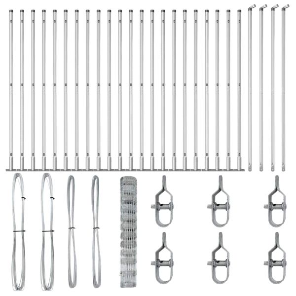Стълб за ограда. Галванизирана 50 x 1,2 m Стомана