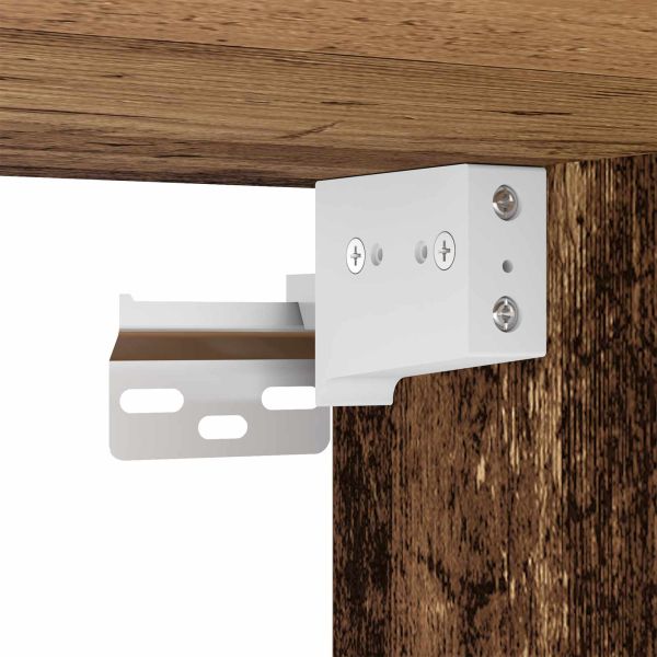 Комплект ТВ шкаф 10 pcs Старо дърво 30,5 x 30 x 90 см