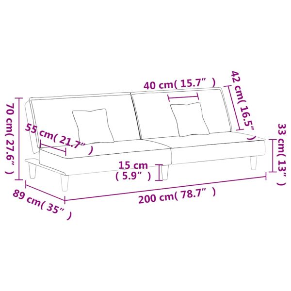 Разтегателен диван, жълт, кадифе