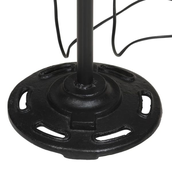 Подова лампа 25 W винтидж състарено червено 25x25x90/140 см E27