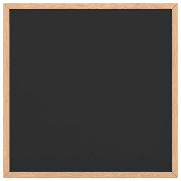 Табло с тебешир и рамка от масивна борова дървесина, черно
