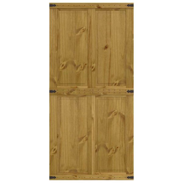 Врата за плевня CORONA 90x210 cm масивна дървесина бор