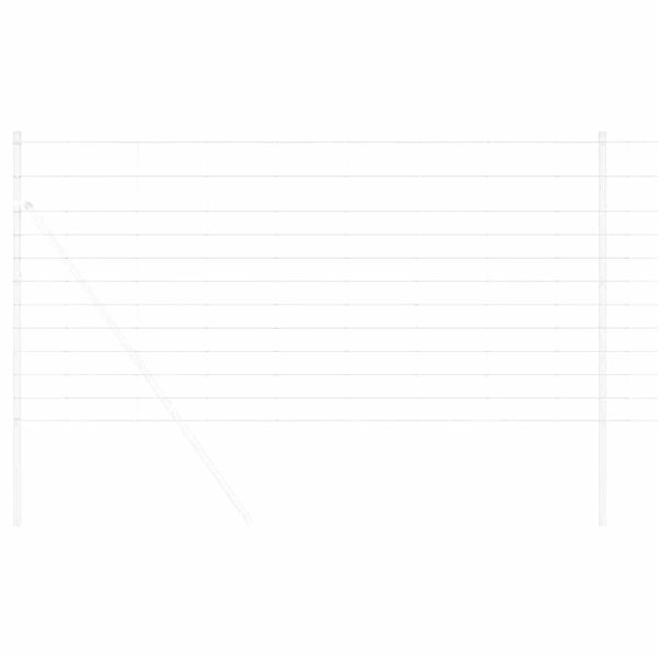 Ограда за пасища Сребрист 50 x 1,2 m Поцинкована стомана