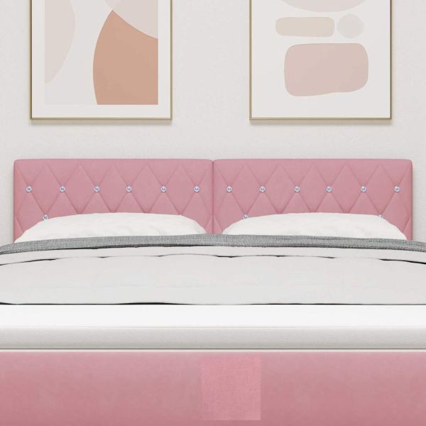 Облегалка за глава с таблото Розово 144 см Изкуствена