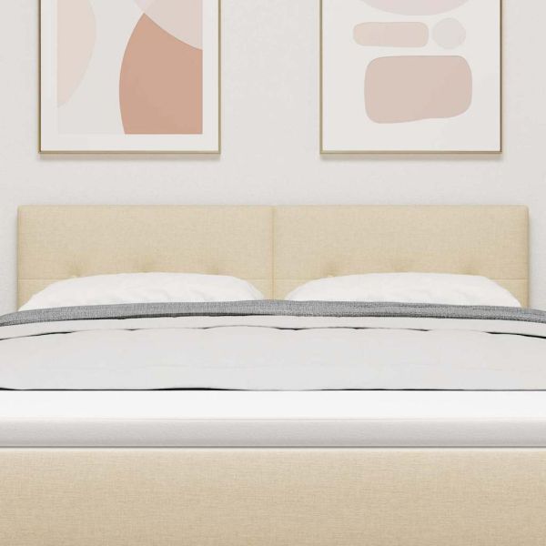 Облегалка за глава с таблото Крем 144 см Изкуствена