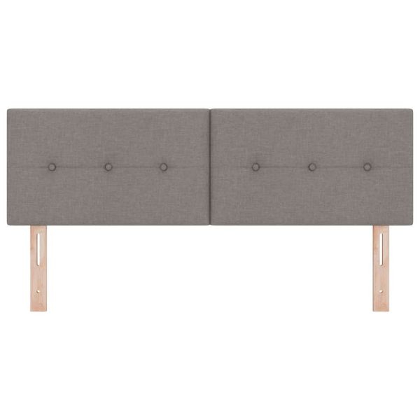 Облегалка за глава с таблото Таупе 160 cm Изкуствена