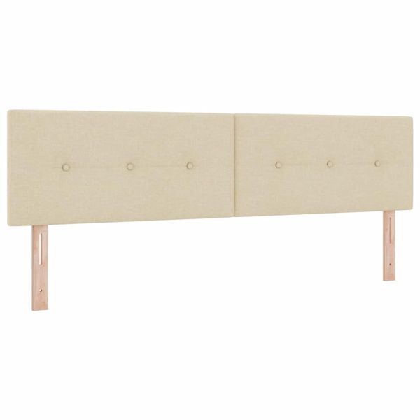 Облегалка за глава с таблото Крем 180 cm Изкуствена