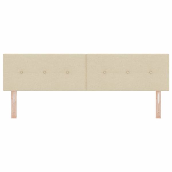 Облегалка за глава с таблото Крем 180 cm Изкуствена