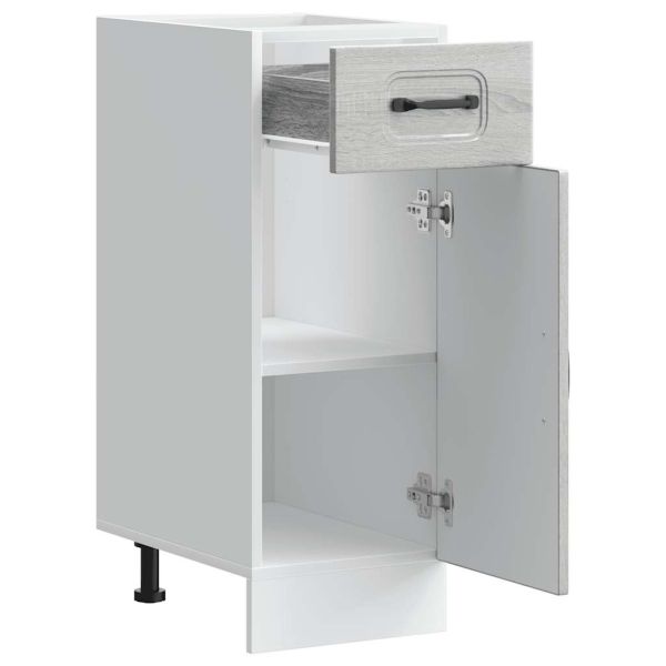 Кухненски шкаф, "Kalmar", сив сонома, инженерно дърво