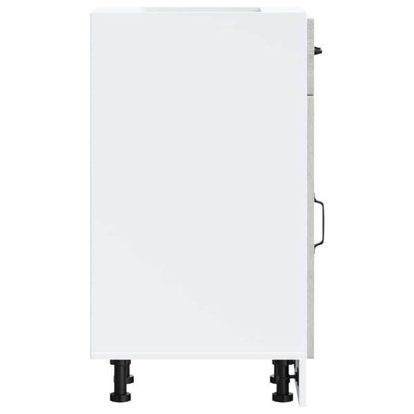 Кухненски шкаф, "Kalmar", сив сонома, инженерно дърво