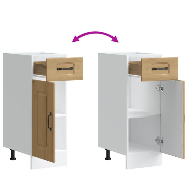 Кухненски шкаф, "Kalmar", дъб артизан, инженерно дърво