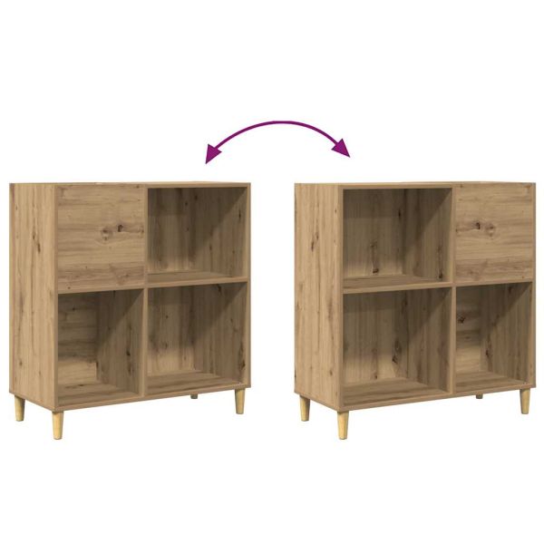 Шкаф за плочи Artisan Oak 84,5x38x89 cm Инженерна дървесина