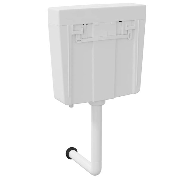 Тоалетно казанче с долен вход за вода, 3/6 л, бяло