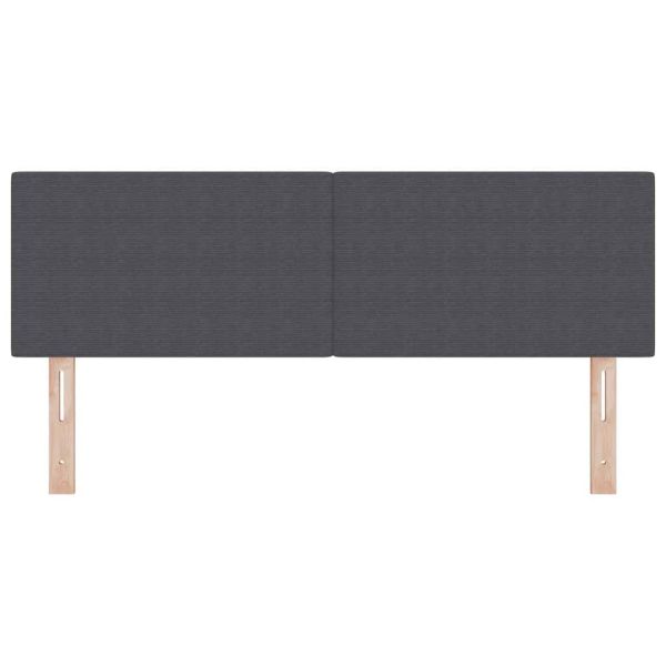 LED глава С LED лентисти светлини Тъмен сив 160 cm Полиестер