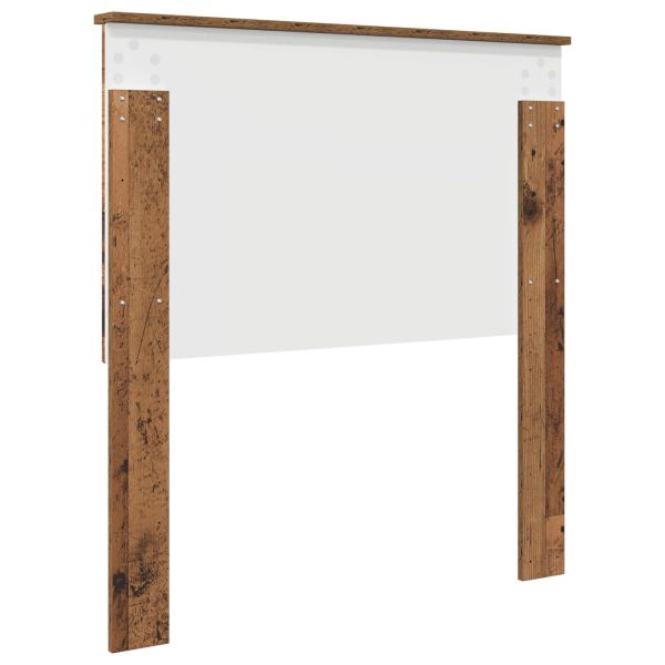 Облегалка за глава с таблото Старо дърво 90 cm Инженерно дърво