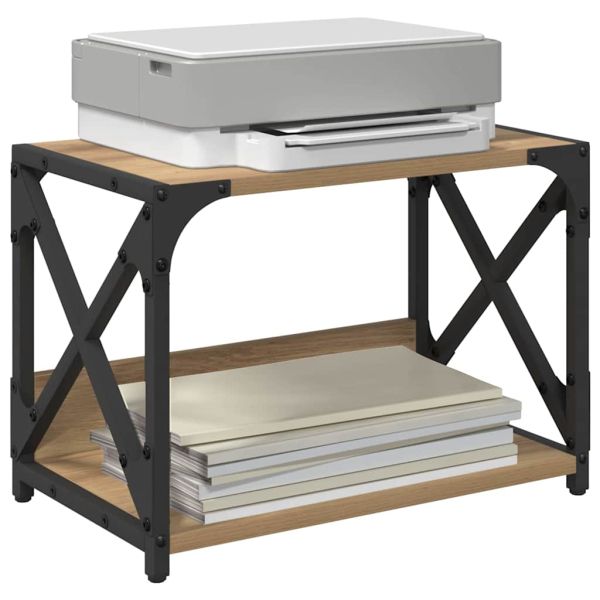 Стойка за принтер Дъб 44 x 26 x 31.5 см Инженерно дърво