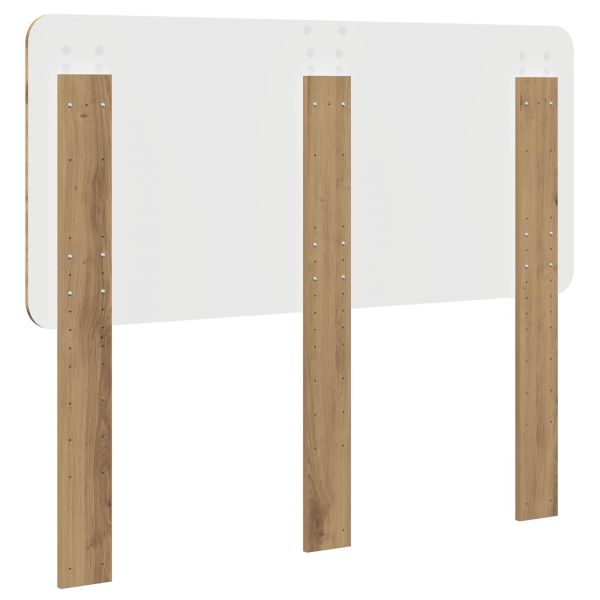 Облегалка за глава с таблото Дъб 120 cm Инженерно дърво