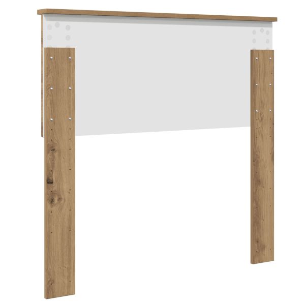 Облегалка за глава с таблото Дъб 80 cm Инженерно дърво