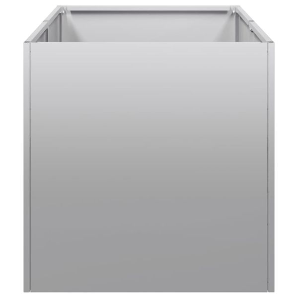 Кашпа, 40x80x40 см, поцинкована стомана