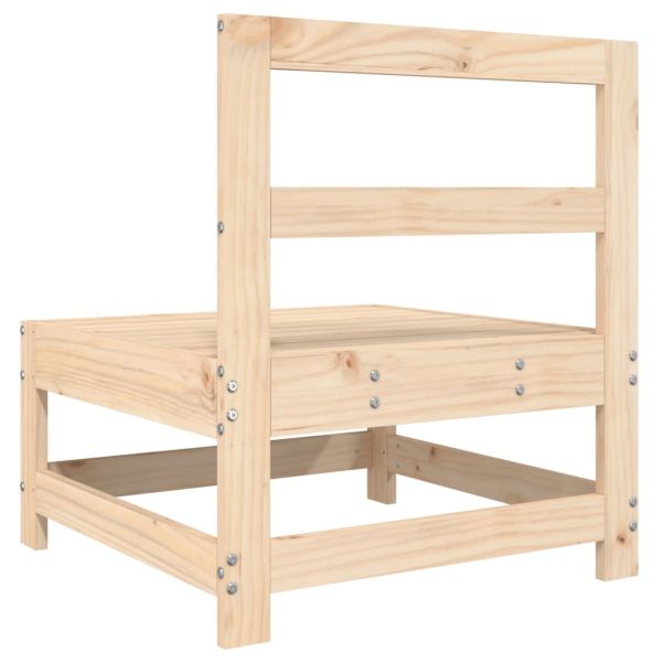 Градински средни дивани, 2 бр, бор масив