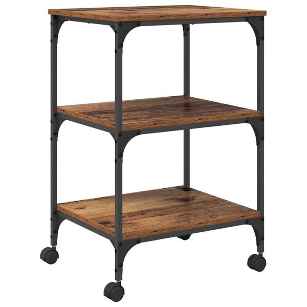 Стойка за принтер Старо дърво 50 x 41 x 75 см Инженерно дърво