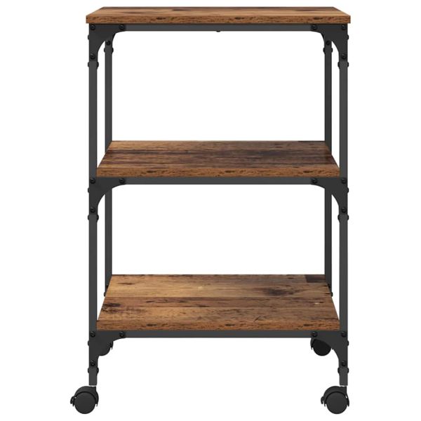 Стойка за принтер Старо дърво 50 x 41 x 75 см Инженерно дърво