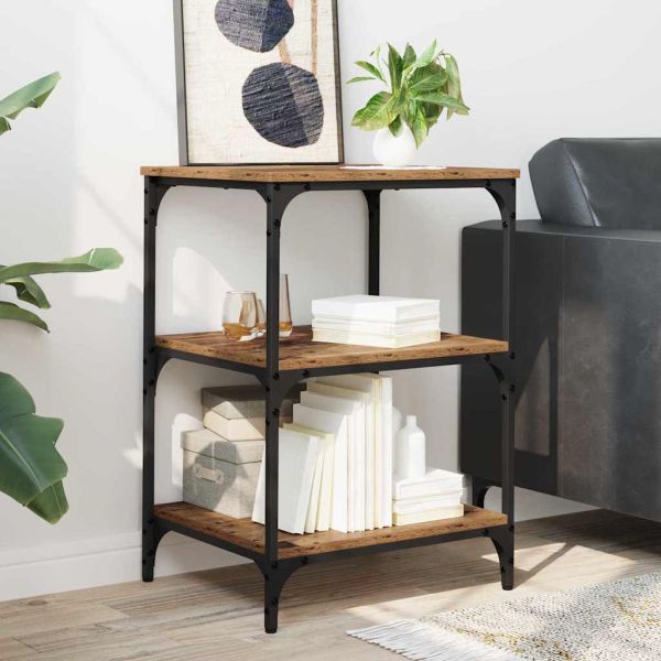 Стойка за принтер Старо дърво 50 x 41 x 75 см Инженерно дърво