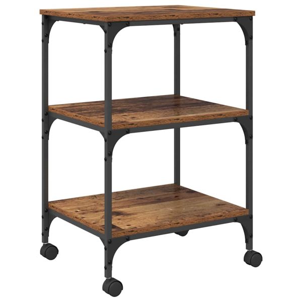 Стойка за принтер Старо дърво 50 x 41 x 75 см Инженерно дърво