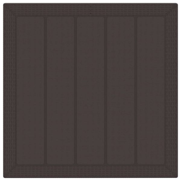 Комплект за хранене в градината 5 pcs Кафяво Полипропилен