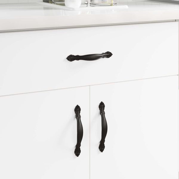 Дръжка 2 pcs Черно 143 x 19,2 x 20 мм Цинкова сплав