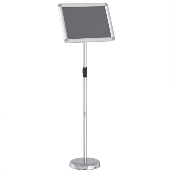 Стендове за търговски прояви Сребрист 25 x 25 x 125 см Алуминий