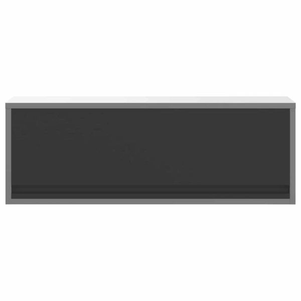 Шкаф за инструменти със съхранение Черен и Сив 100 x 25 x 35 см