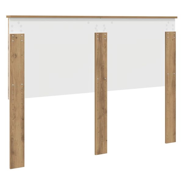 Облегалка за глава с таблото Дъб 140 cm Инженерно дърво