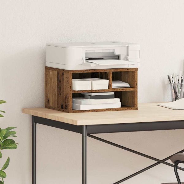 Стойка за принтер Старо дърво 40 x 32 x 22,5 см Инженерно дърво