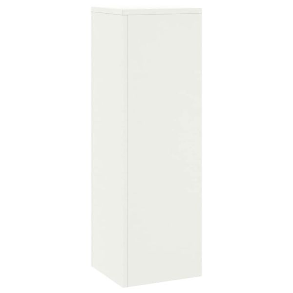 Стойка за растения 2 pcs Бяло 24 x 24 x 75 см Стомана