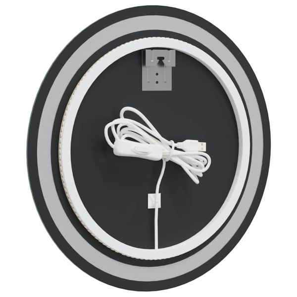 LED огледало за баня 50 см кръгло