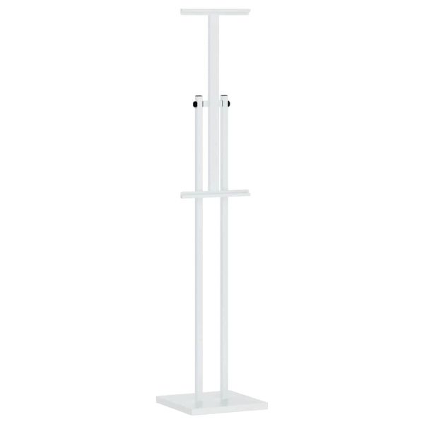 Стендове за търговски прояви 2 pcs Бяло 26,5 x 26,5 x 127 см