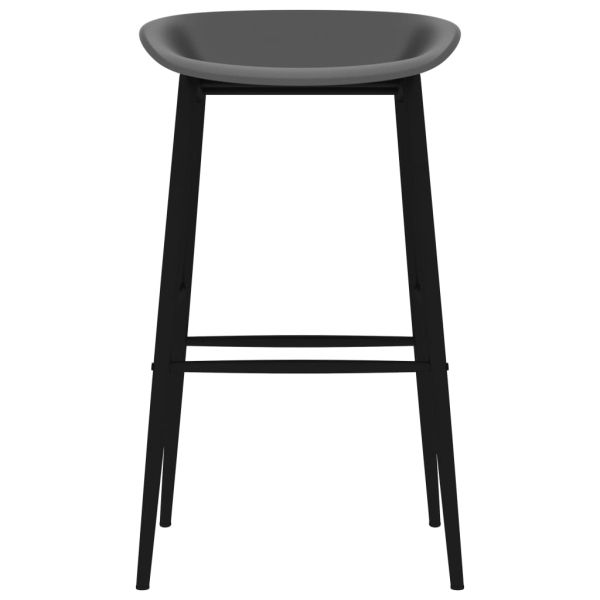 Бар комплект от 5 части, бяло и сиво