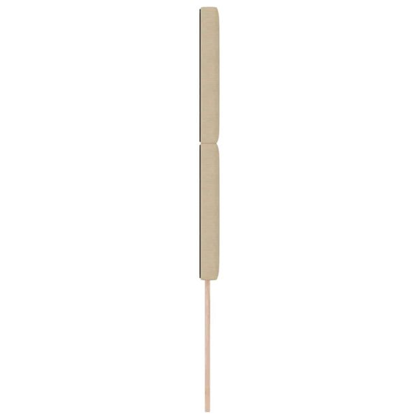 Облегалка за глава Светлозелено сиво 100 cm Изкуствена