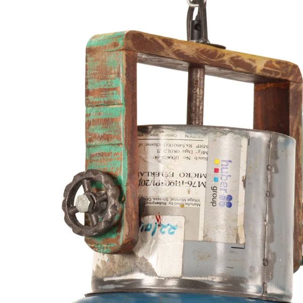 Индустриална пенделна лампа 25 W многоцветна кръгла 40 cm E27