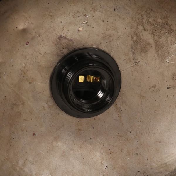 Индустриална пенделна лампа 25 W многоцветна кръгла 40 cm E27