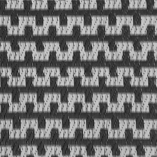 Външен килим ARAKIL Черен и Сив 400 X 300 см 50% Полипропилен