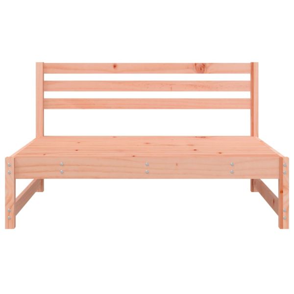 Градински среден диван, 120x80 см, дугласко дърво масив