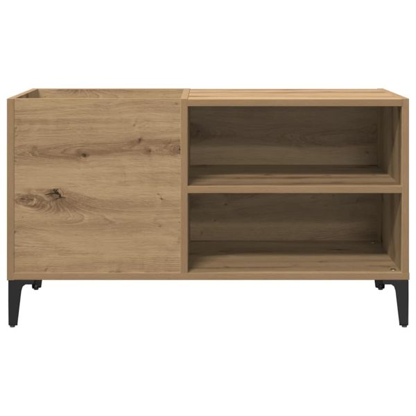 Шкаф за грамофонни плочи, 84,5x38x48 см, инженерно дърво