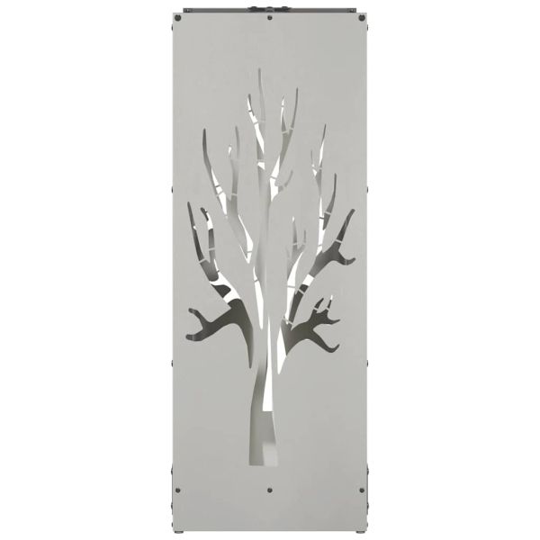 Стойка за дърва за огрев, 40x30x80 см, неръждаема стомана